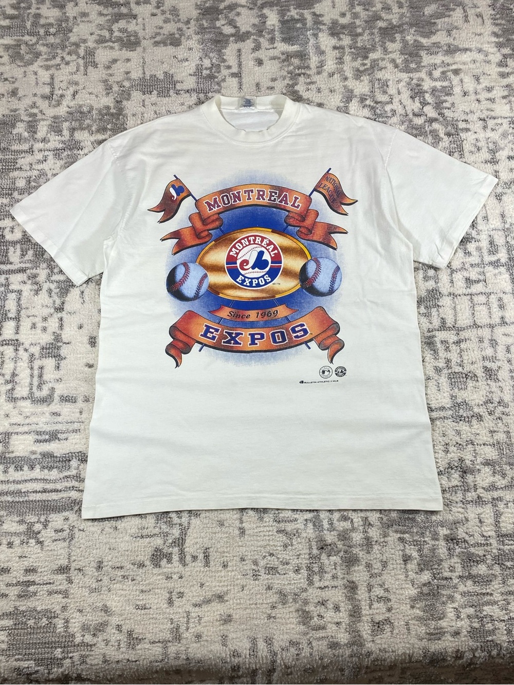 Vintage 90s Montreal Expos MLB Baseball Tee Shirt
